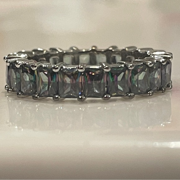 Ring Bomb Party RBP Retro OG Candyland Rainbow Topaz Sz7 EUC - Picture 2 of 3